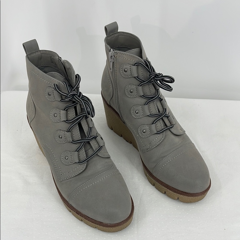 MIA SIZE 8.5 Gray Women's Ankle Boots